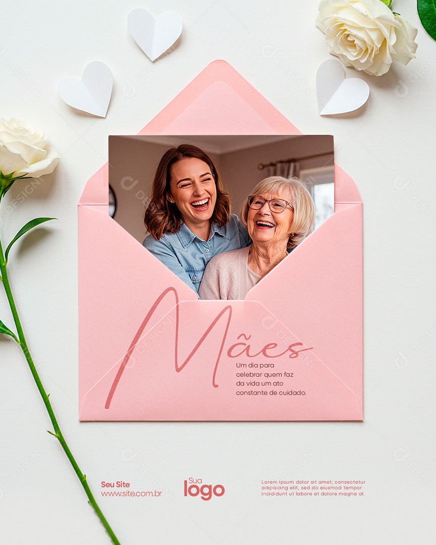 Feliz Dia Das Mães Social Media PSD Editável