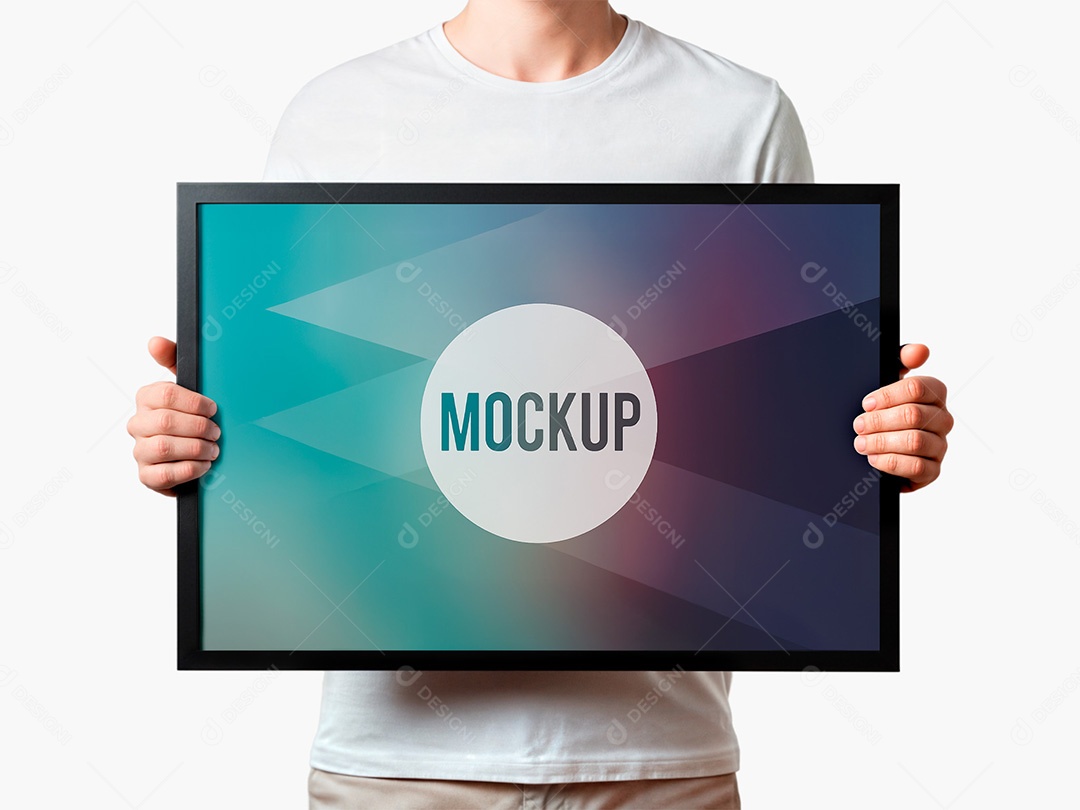 Moldura Quadro Mockup Foto Lembrança Momentos PSD Editável