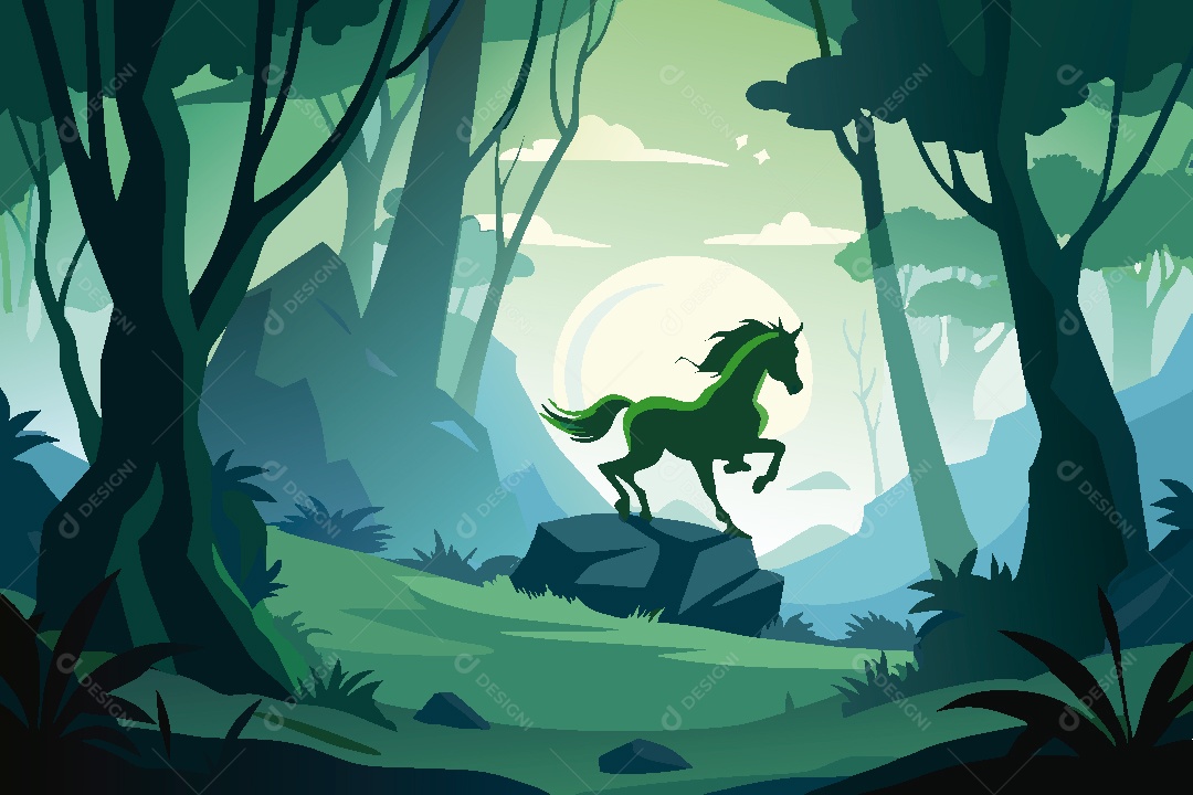 Cavalo Ilustração Vetor EPS