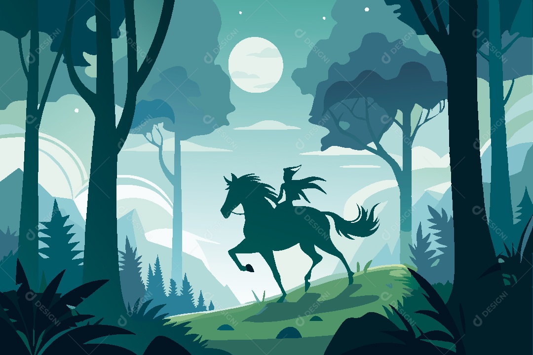 Cavalo Ilustração Vetor EPS