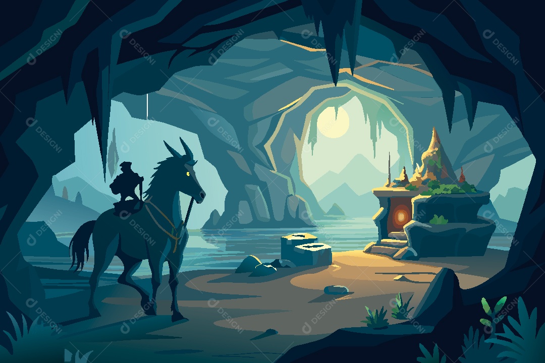 Cavalo Ilustração Vetor EPS