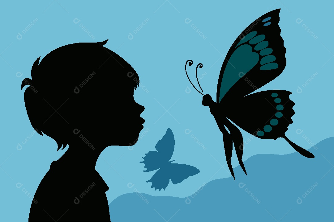 Borboleta Ilustração Vetor EPS