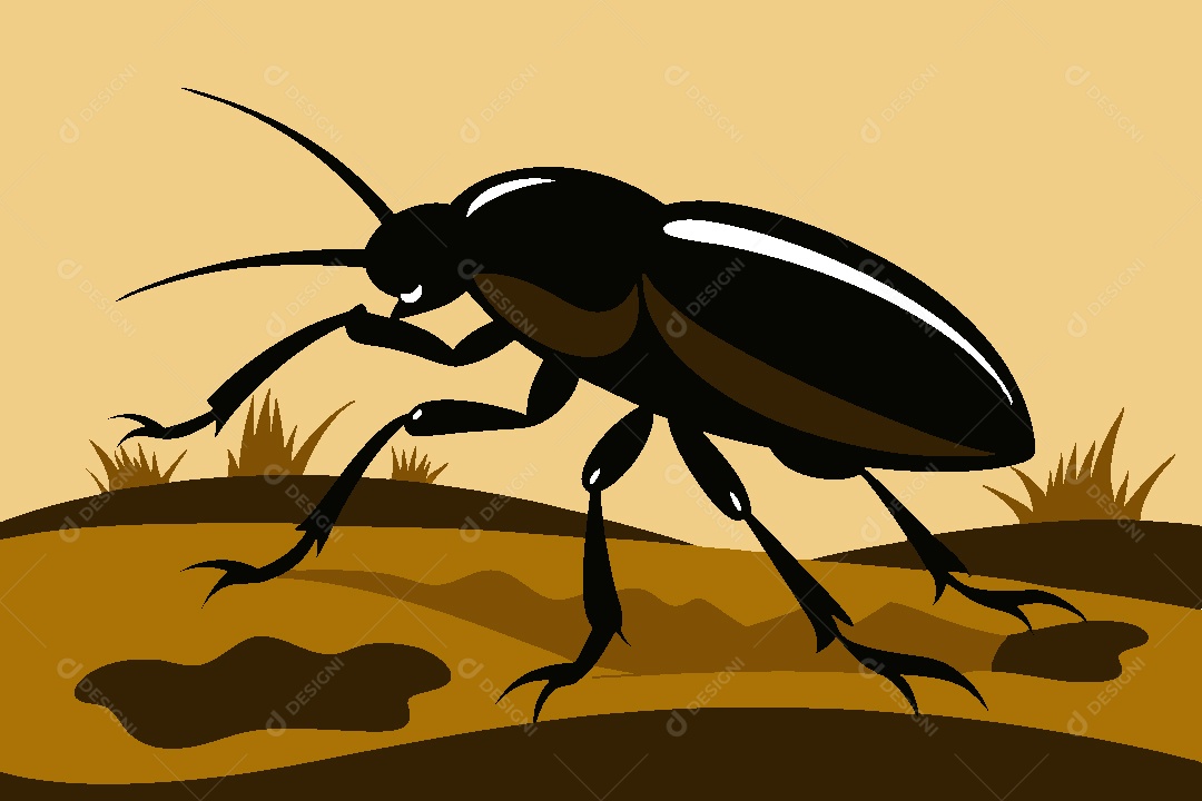 Besouro Ilustração Vetor EPS