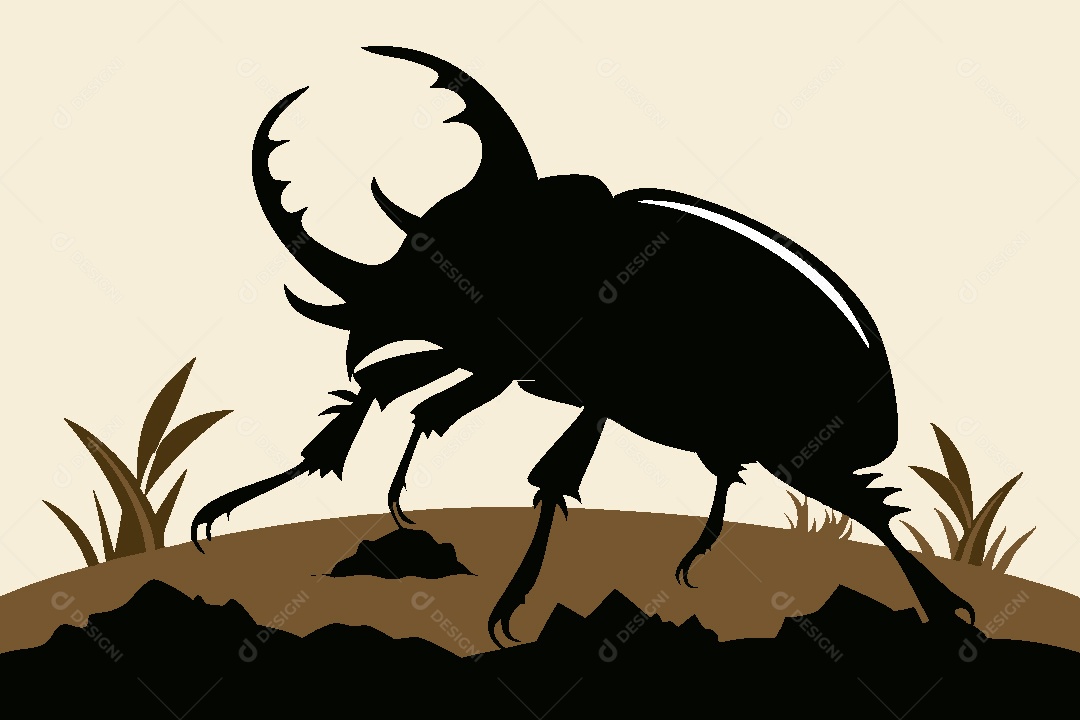 Besouro Ilustração Vetor EPS