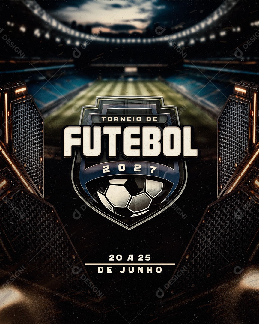 Torneio de Futebol 2027 Social Media PSD Editável