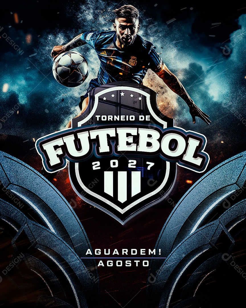 Torneio de Futebol 2027 Social Media PSD Editável