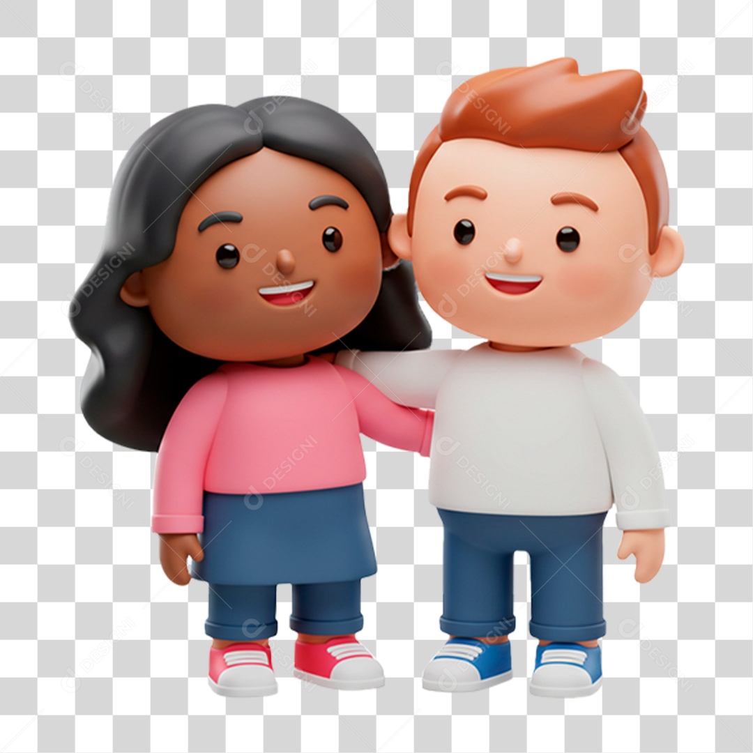 Personagem Casal PNG Transparente