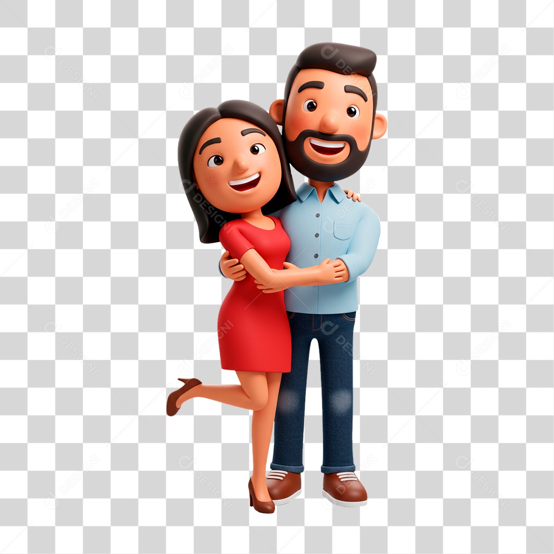 Personagem Casal PNG Transparente