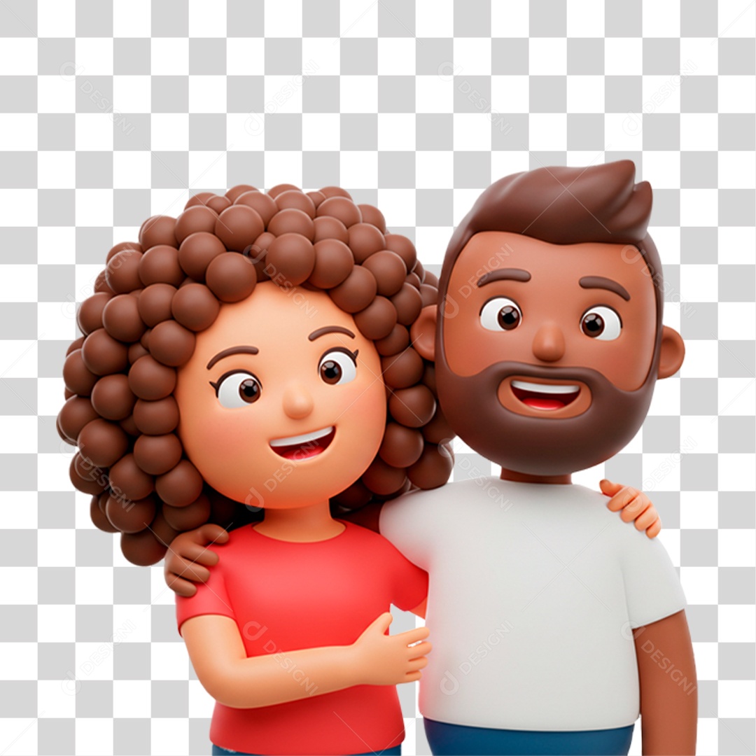 Personagem Casal PNG Transparente