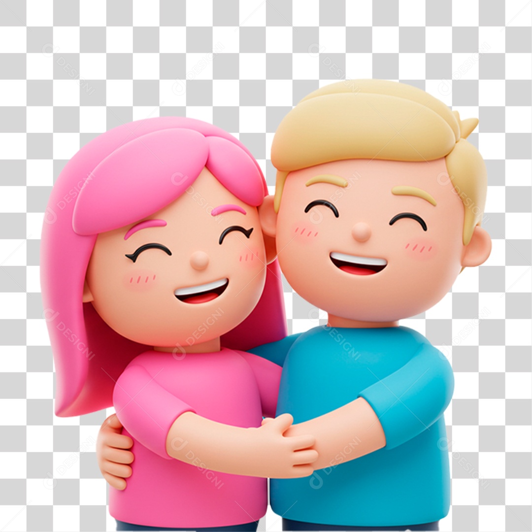 Personagem Casal PNG Transparente