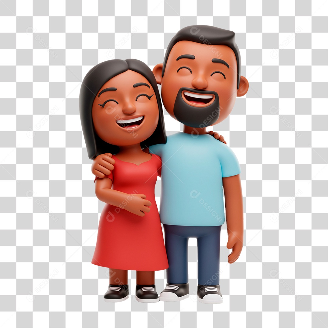 Personagem Casal PNG Transparente