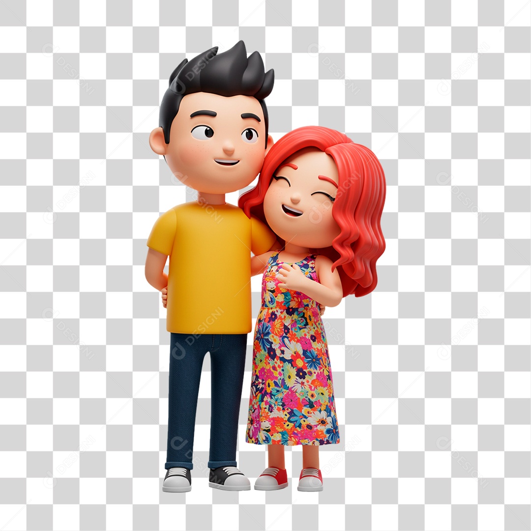 Personagem Casal PNG Transparente