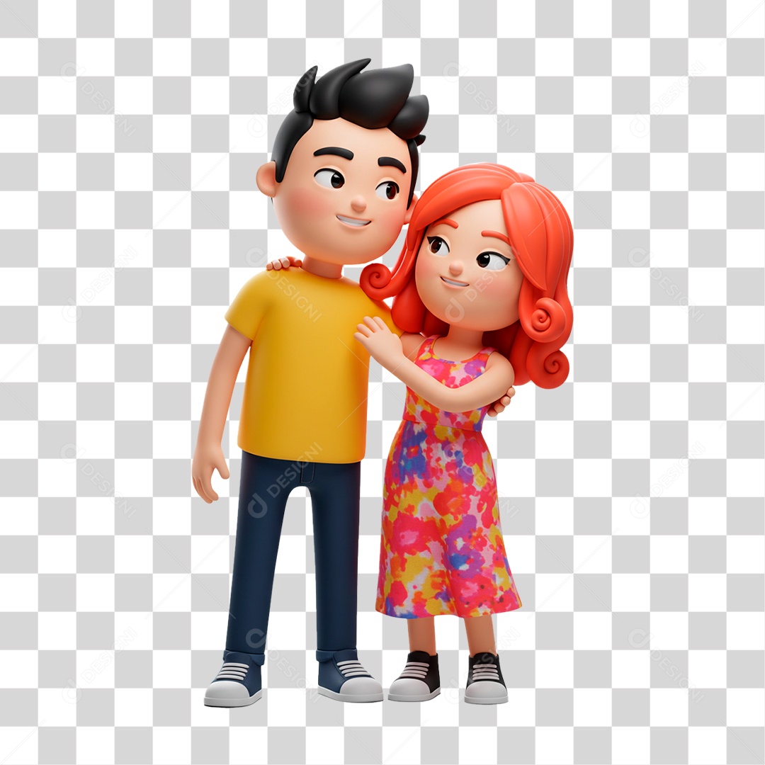 Personagem Casal PNG Transparente