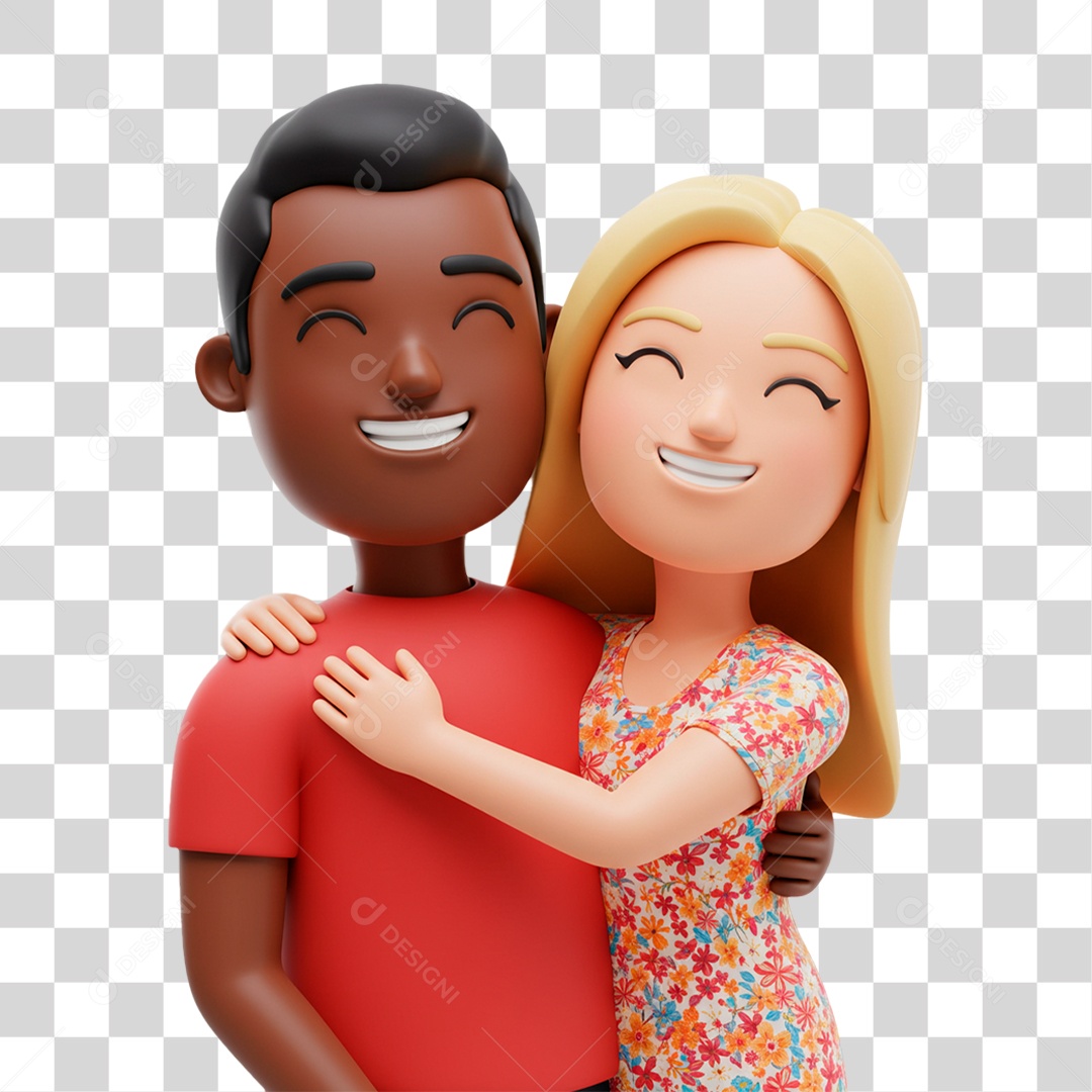 Personagem Casal PNG Transparente