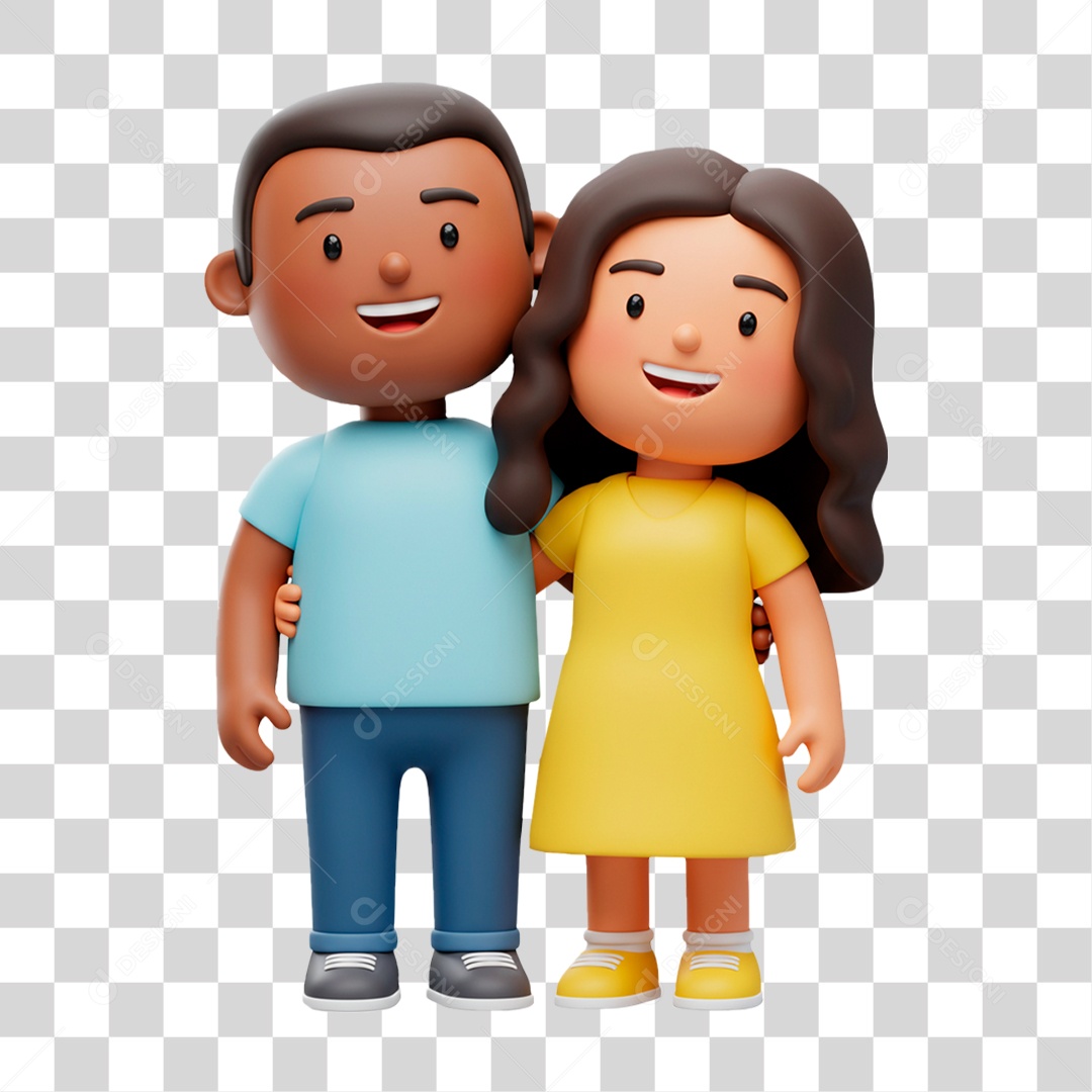 Personagem Casal PNG Transparente
