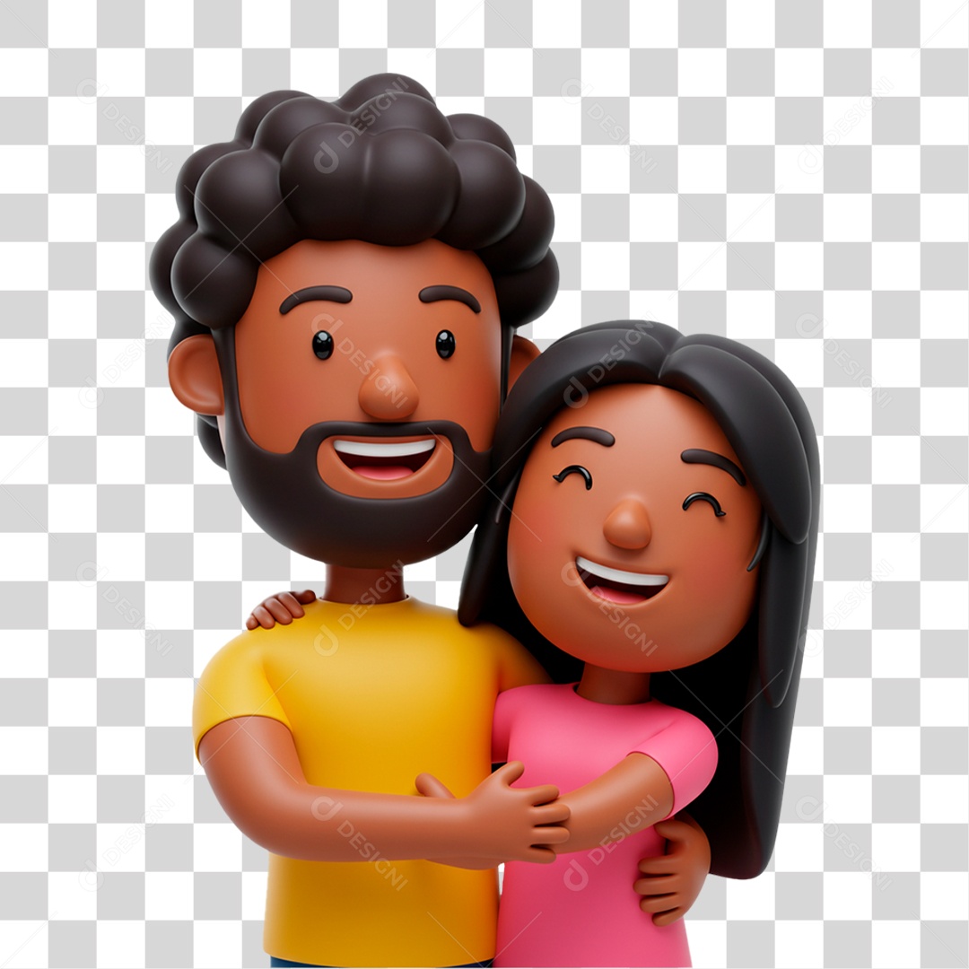 Personagem Casal PNG Transparente