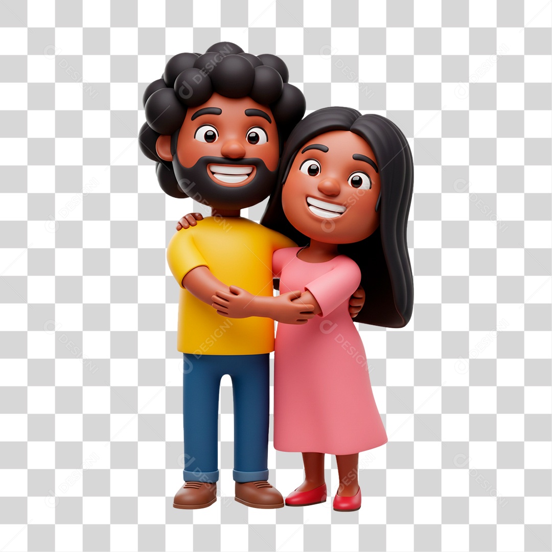 Personagem Casal PNG Transparente