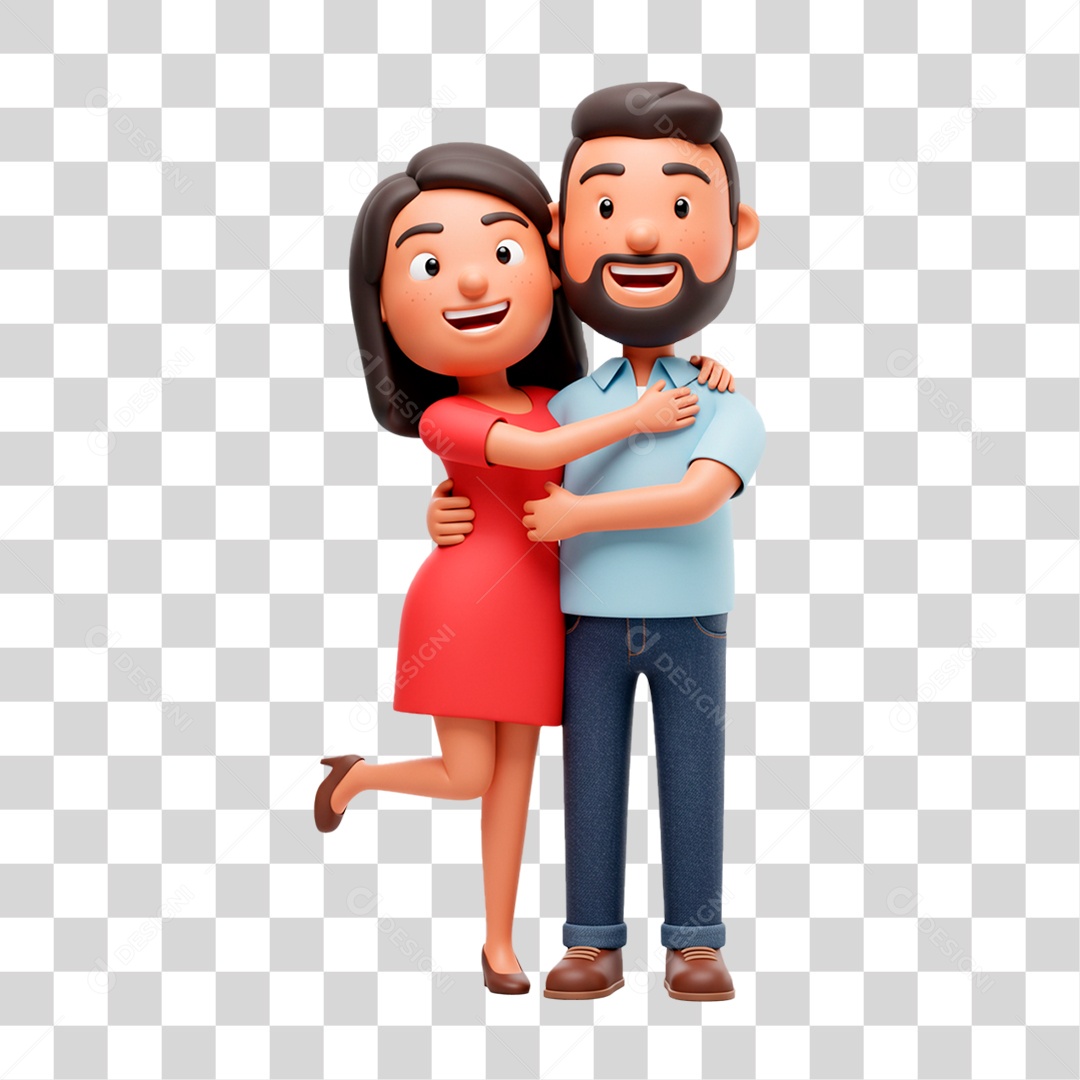 Personagem Casal PNG Transparente