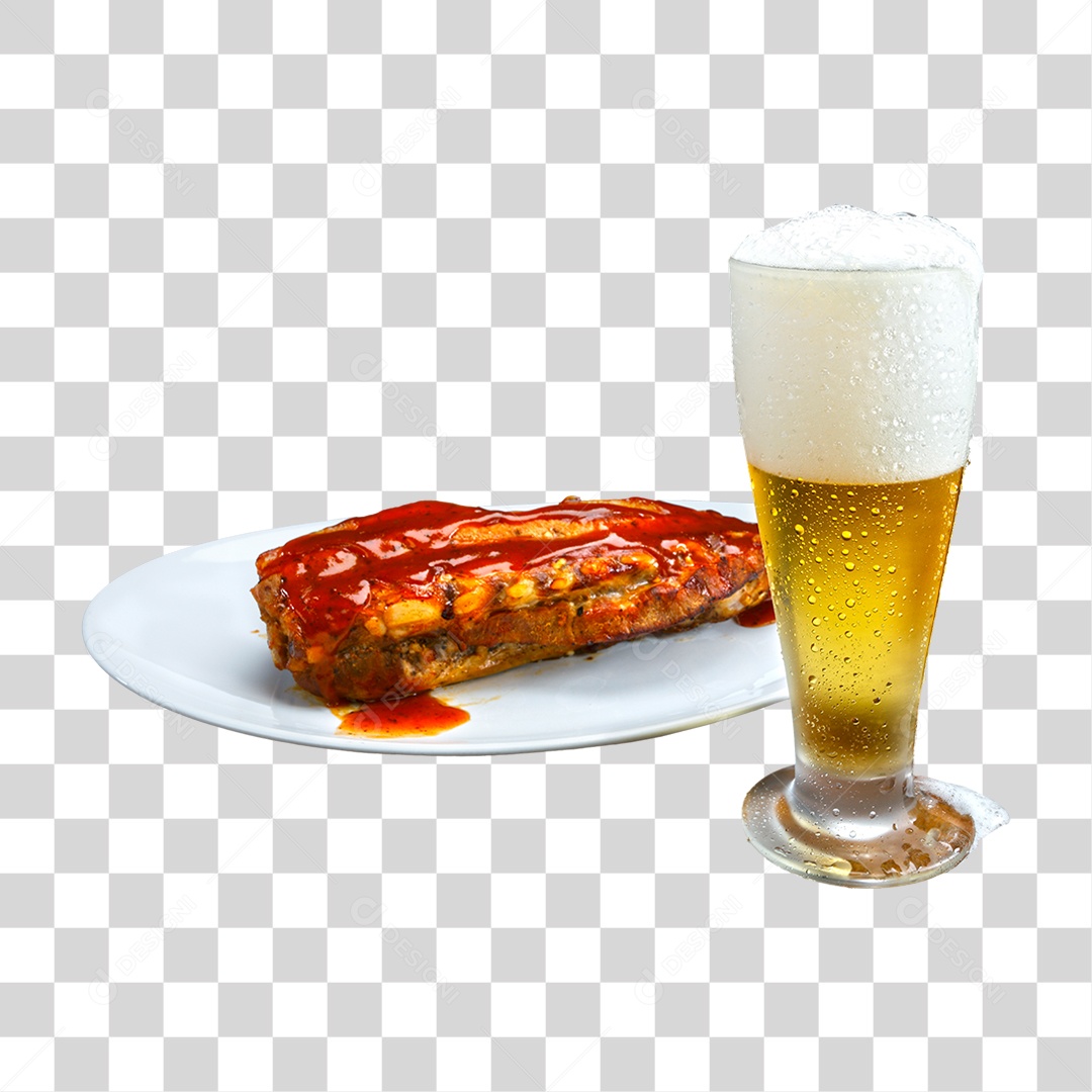 Costela Assada PNG Transparente