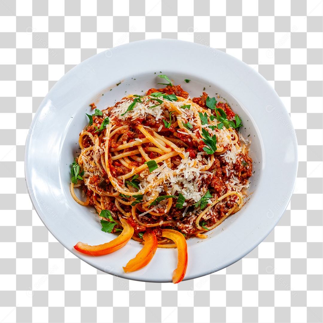 Prato de Macarrão PNG Transparente