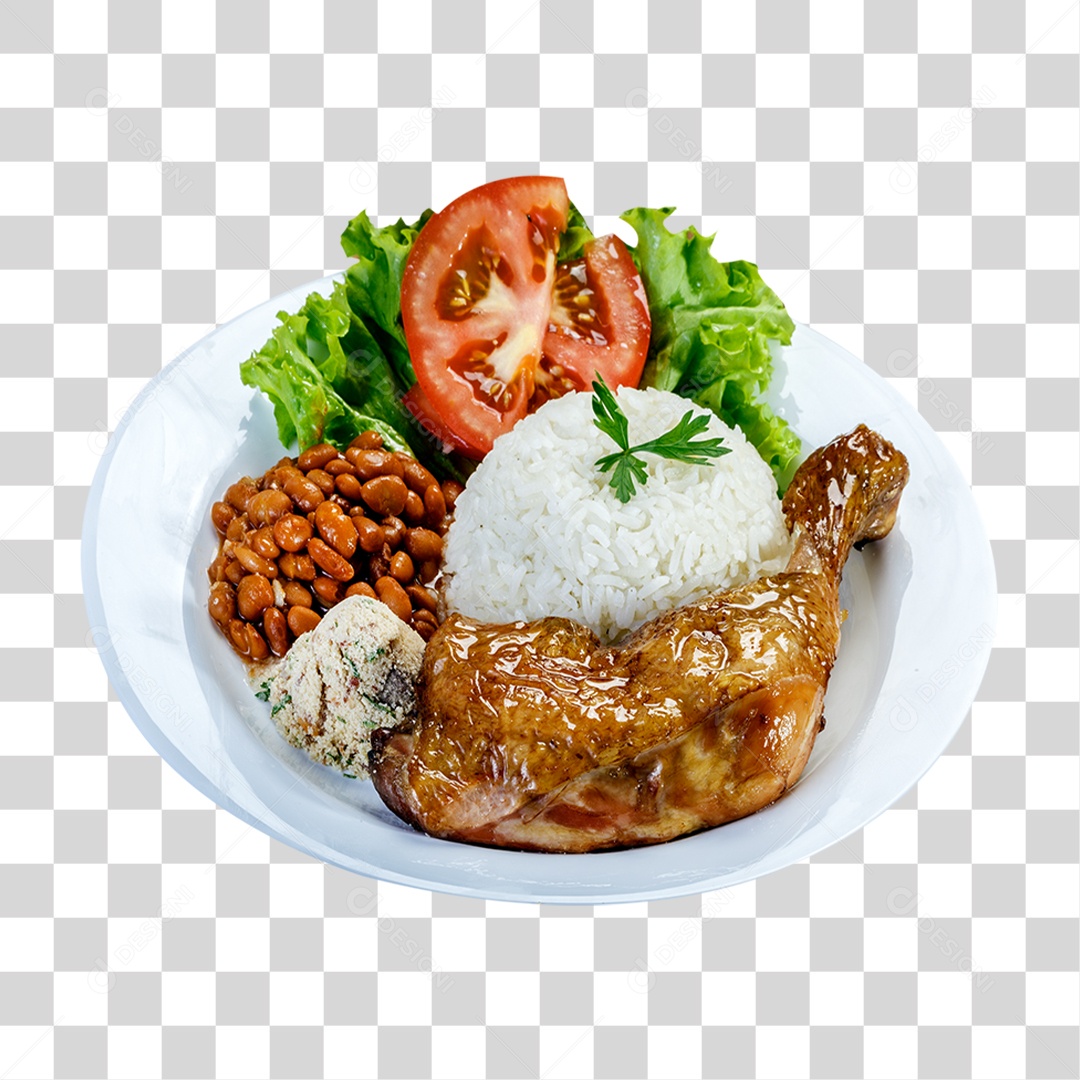 Prato de Comida PNG Transparente