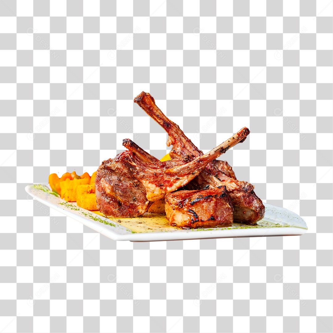 Costela Assada PNG Transparente