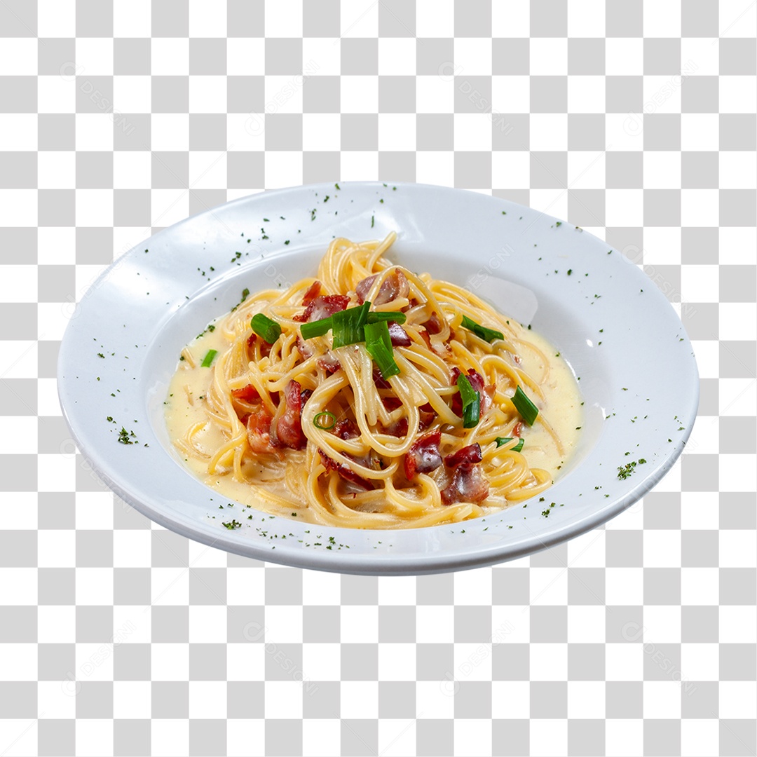 Prato de Macarrão PNG Transparente