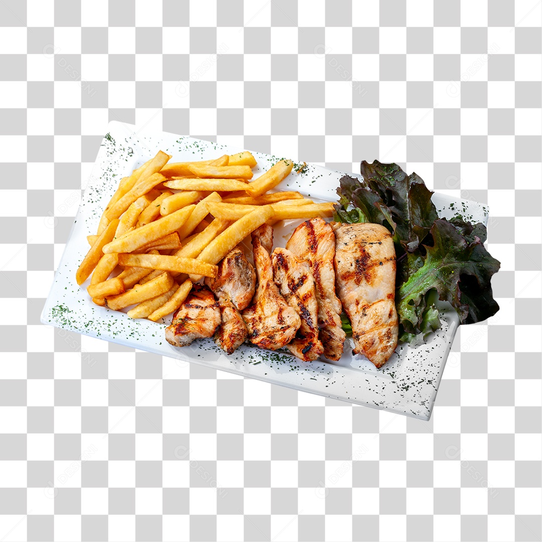 Porções de Batata PNG Transparente