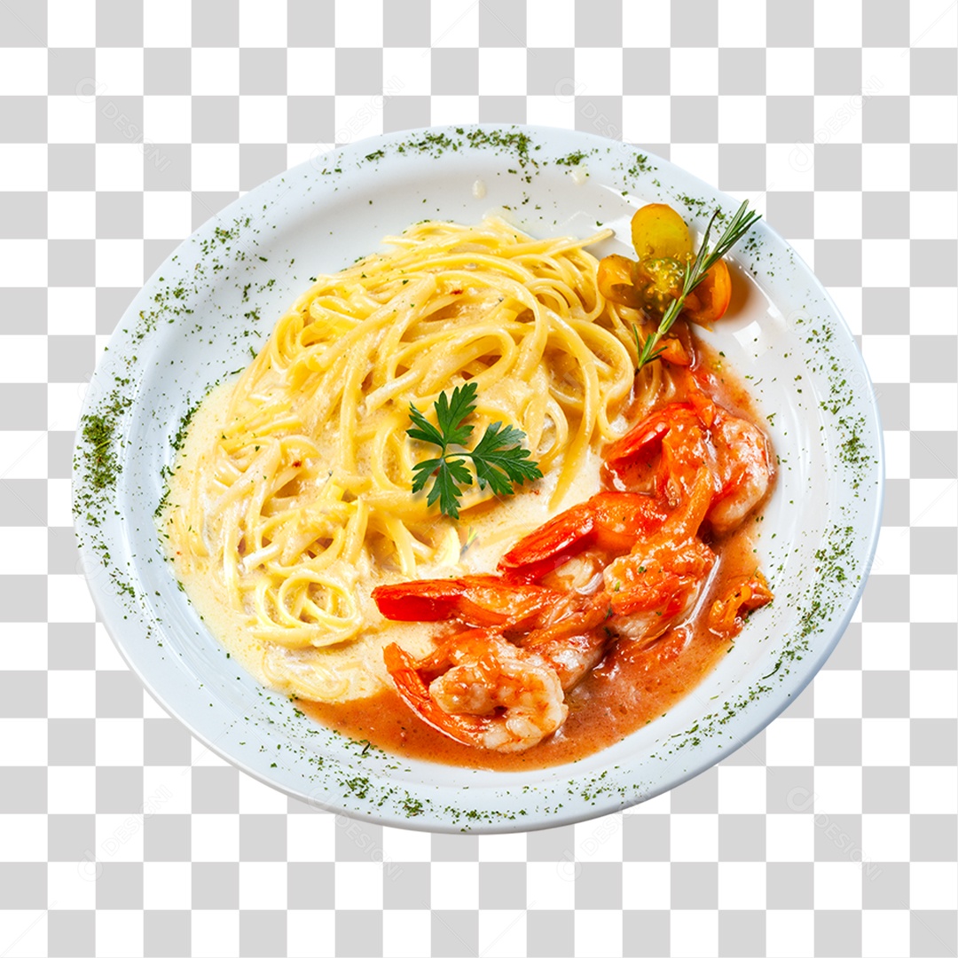 Prato de Macarrão PNG Transparente