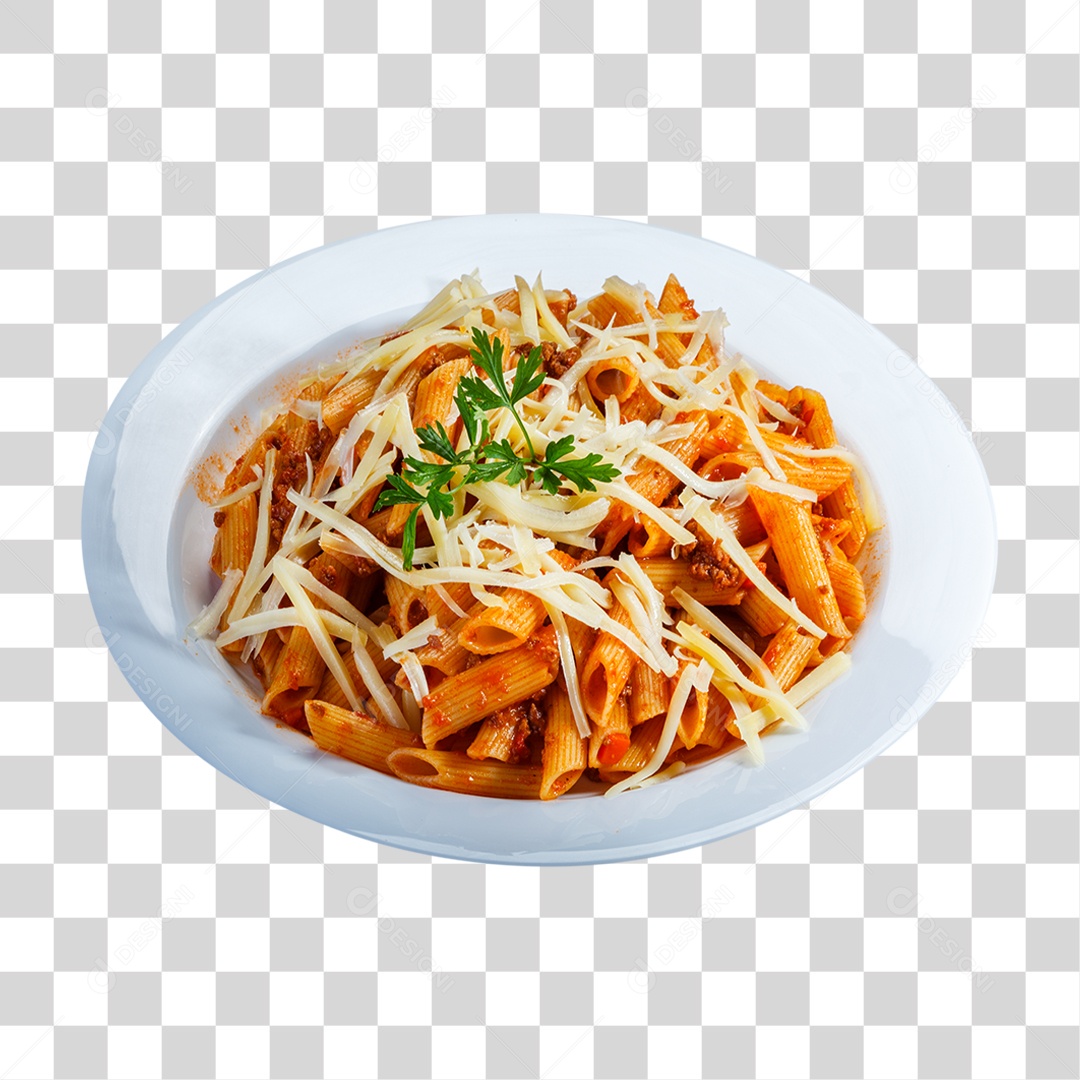 Prato de Macarrão PNG Transparente