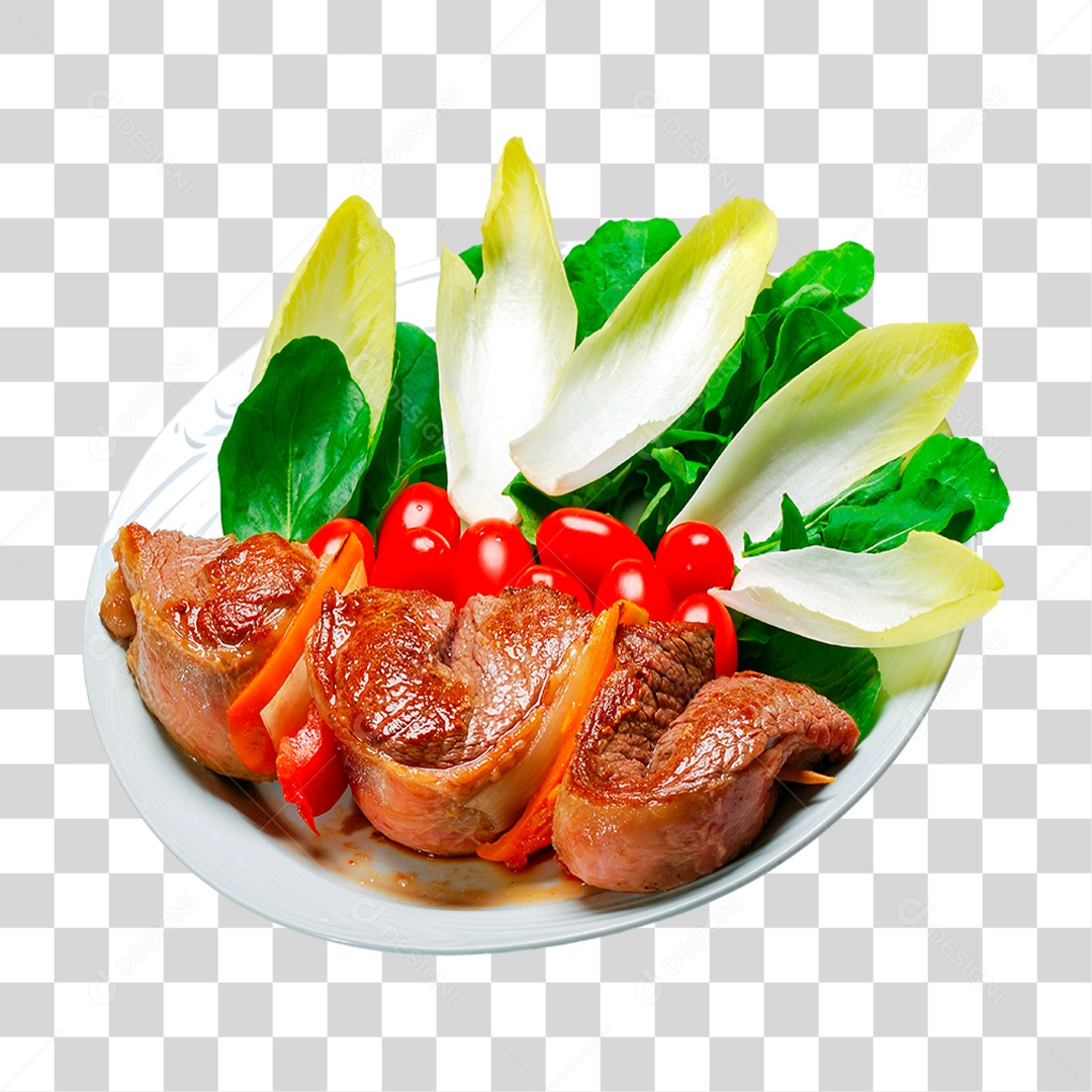 Prato de Espetinho PNG Transparente