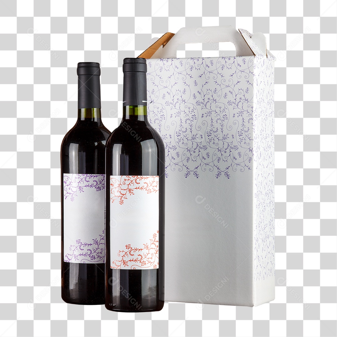 Garrafa de Vinho PNG Transparente