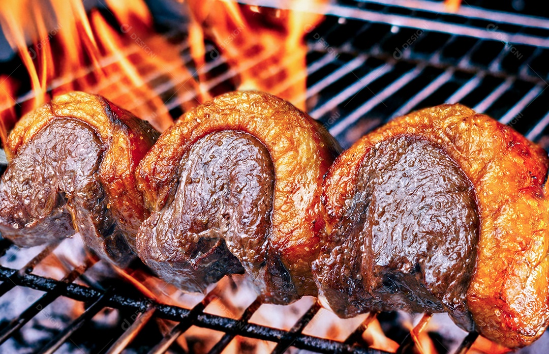 Espeto de picanha assado