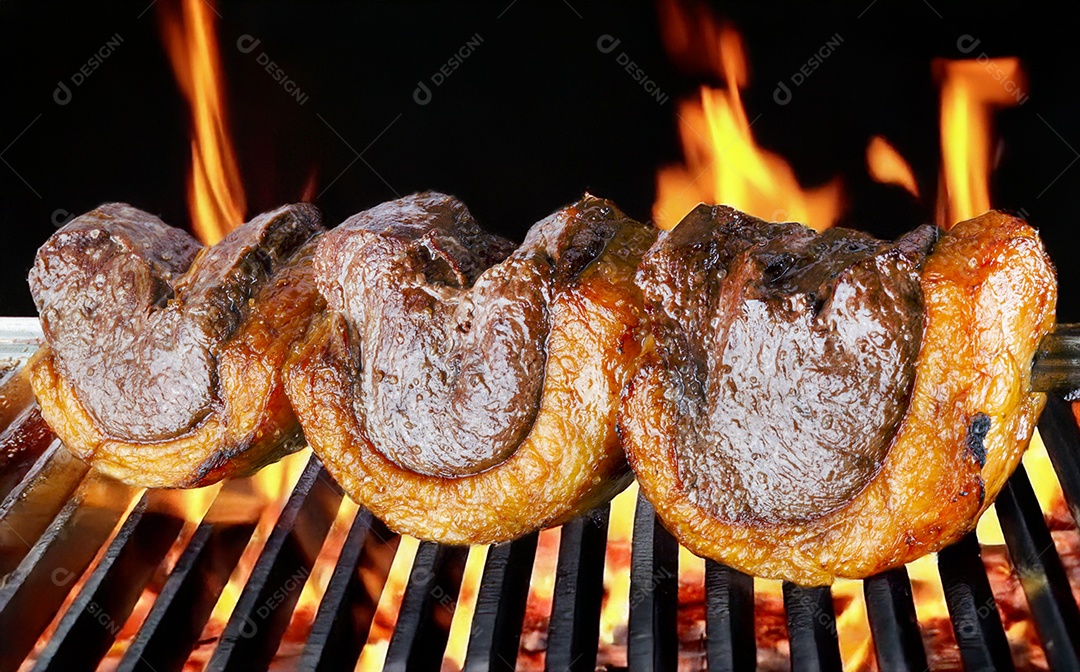 Espeto de picanha assado