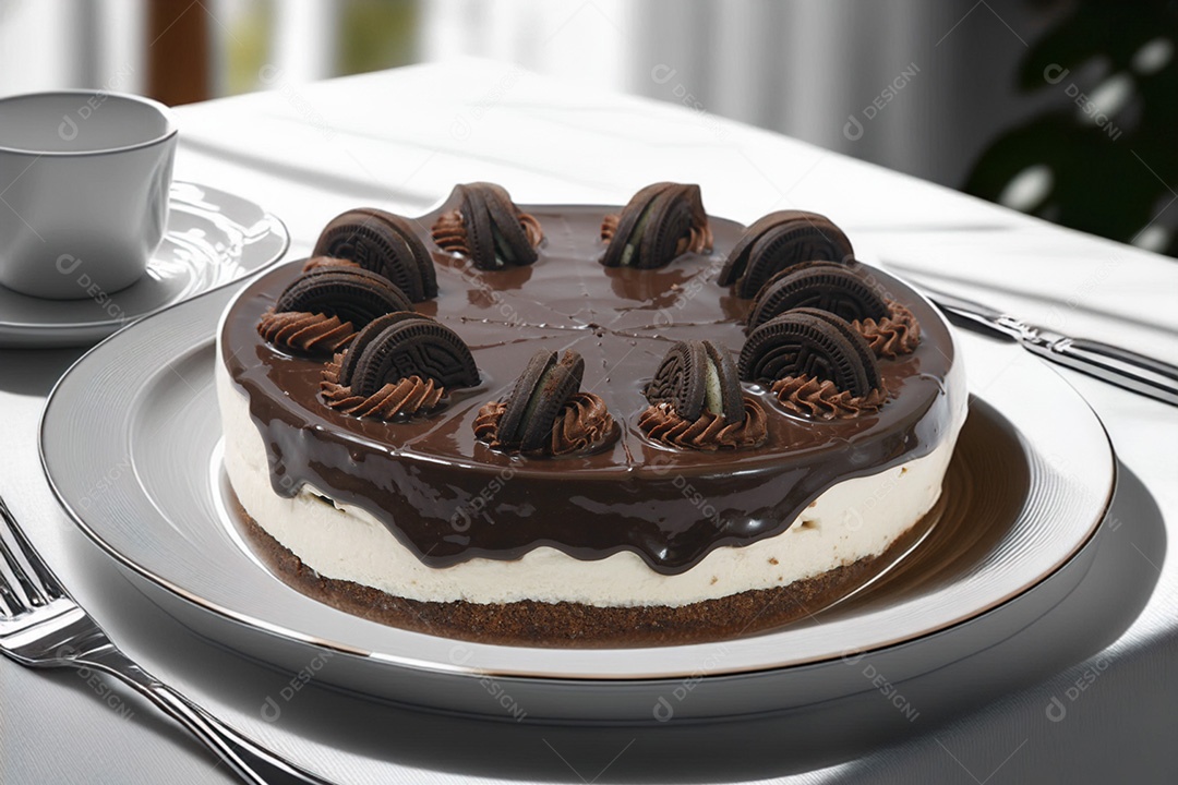 Chocolate bolo biscoito