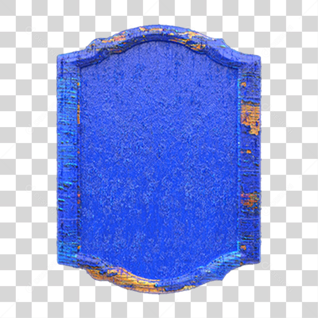 Moldura de Metal PNG Transparente