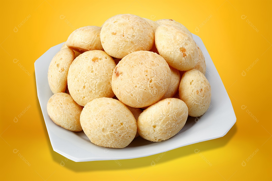 Pão de queijo lanche tradicional brasileiro