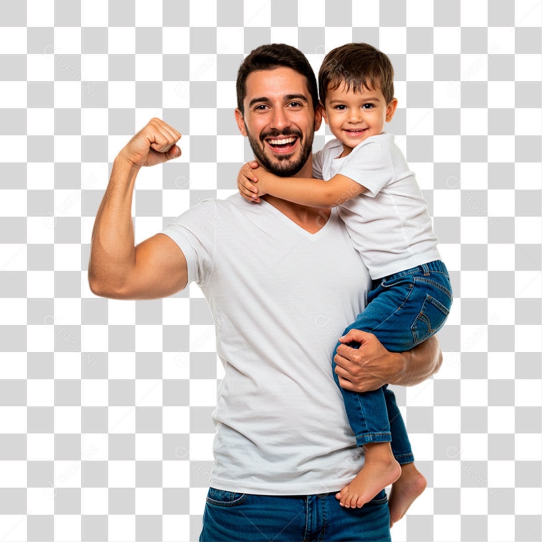 Pai e Filho PNG Transparente
