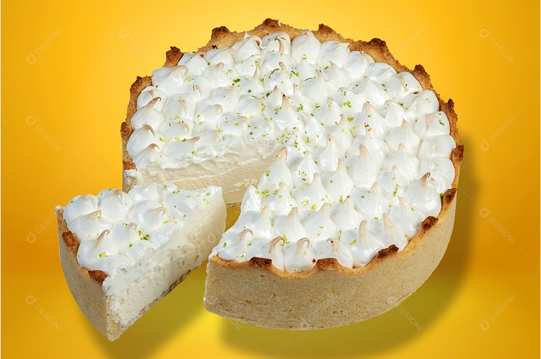 Torta de limão com chantilly