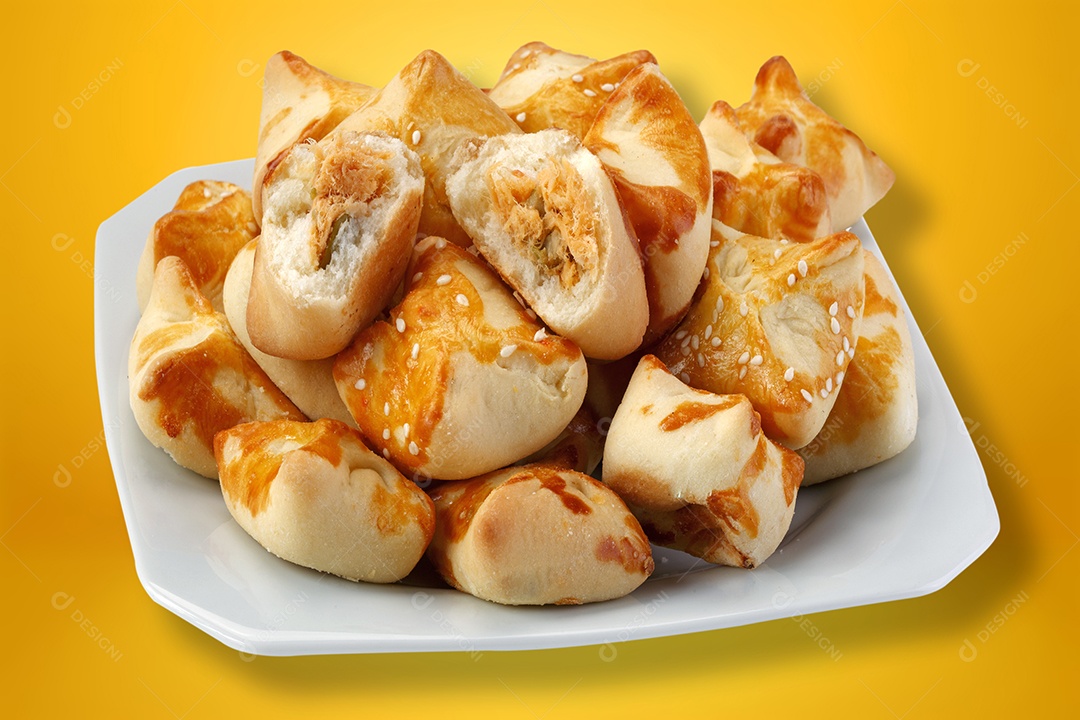 Lanche esfirra frango