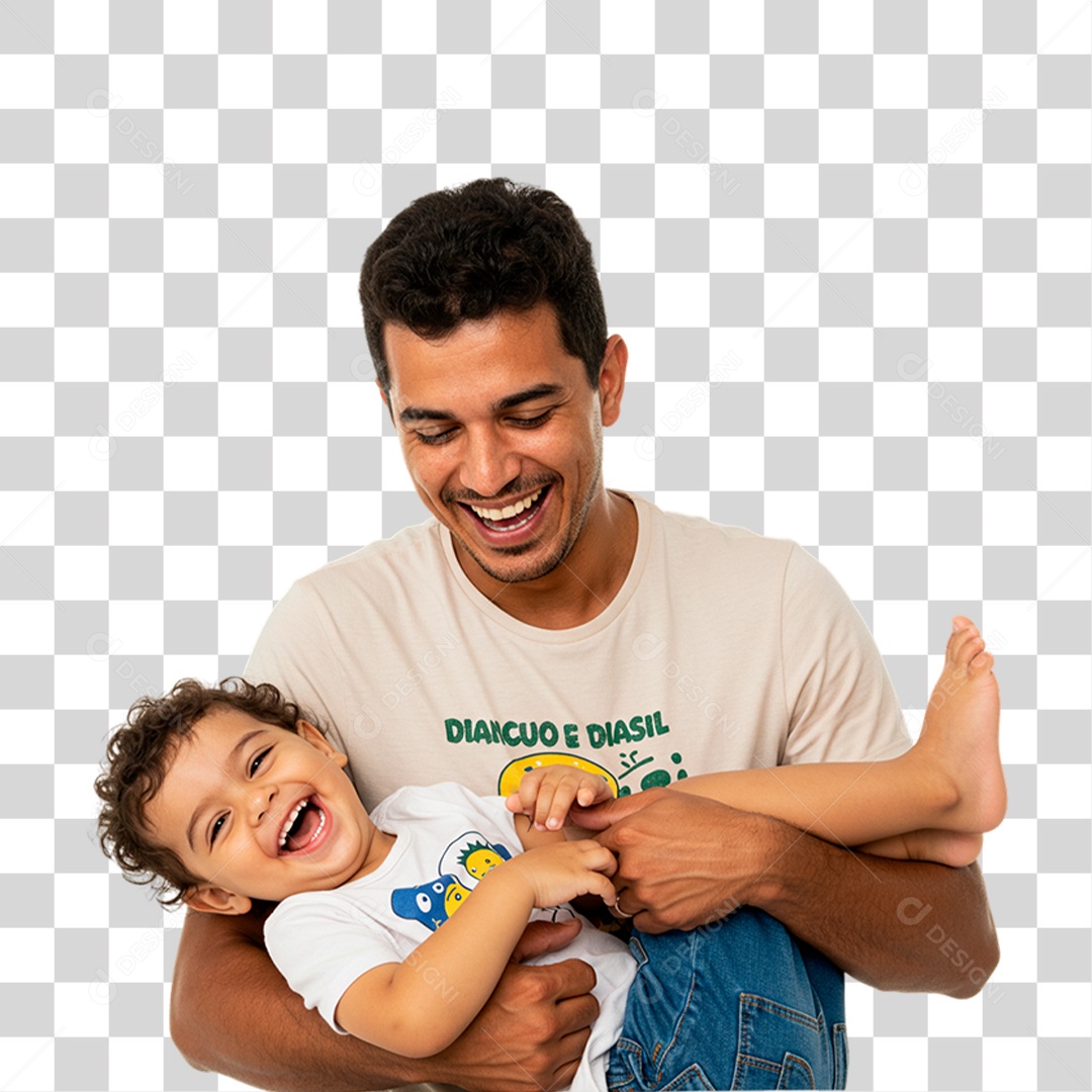 Pai e Filho PNG Transparente