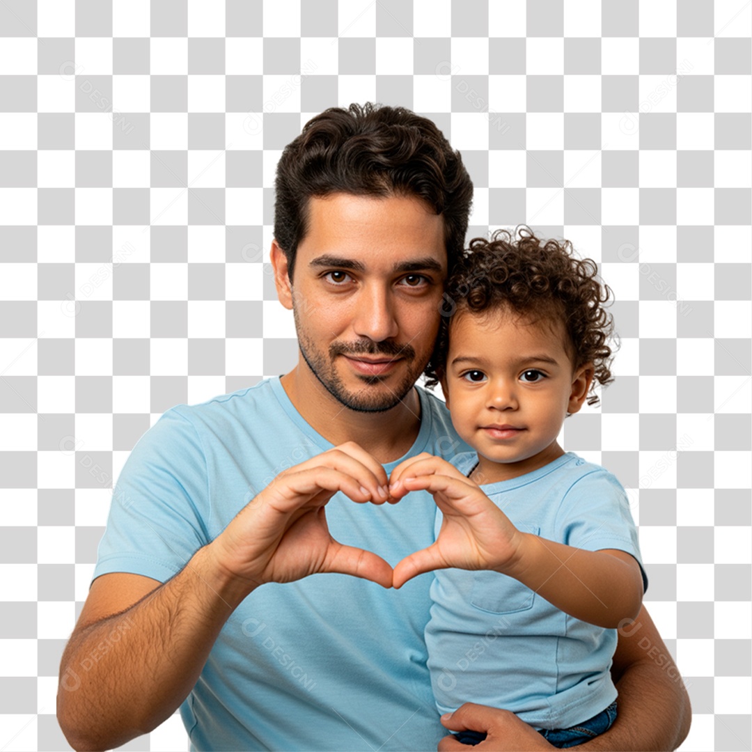Pai e Filho PNG Transparente