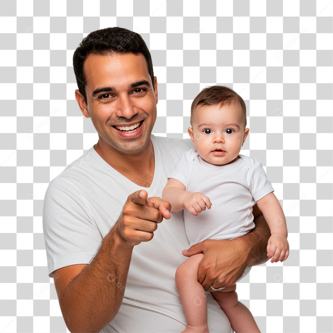 Pai e Filho PNG Transparente