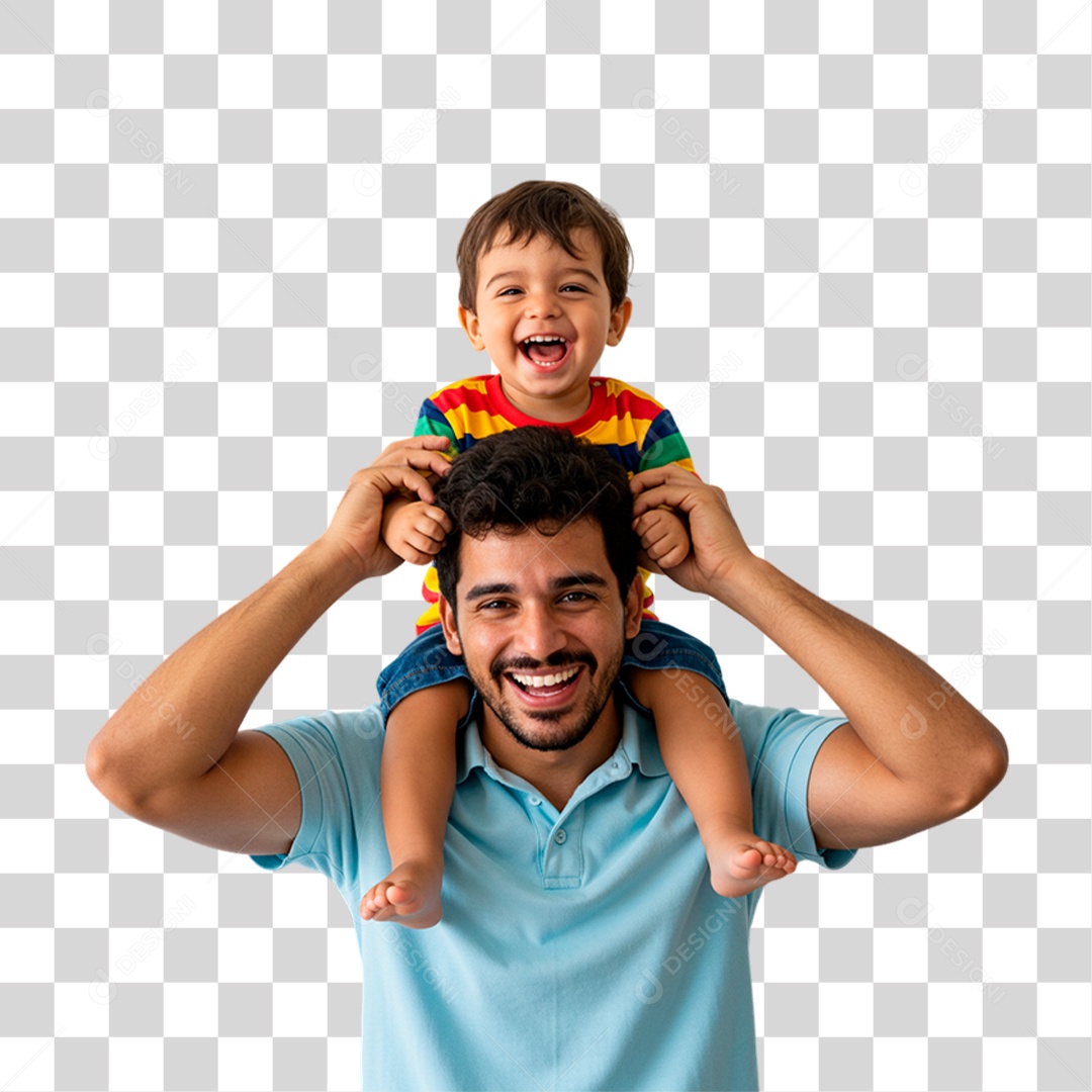 Pai e Filho PNG Transparente