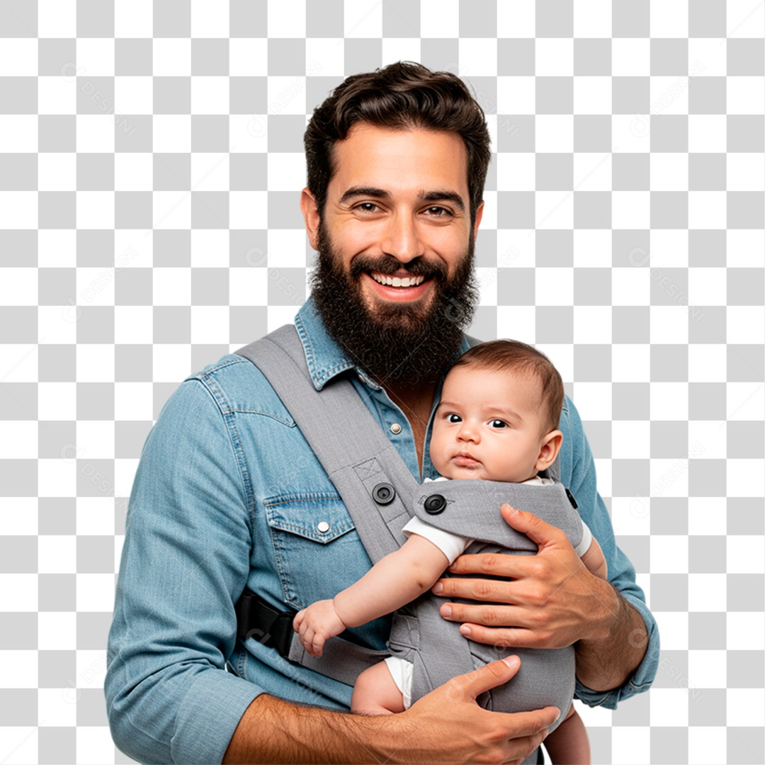Pai e Filho PNG Transparente