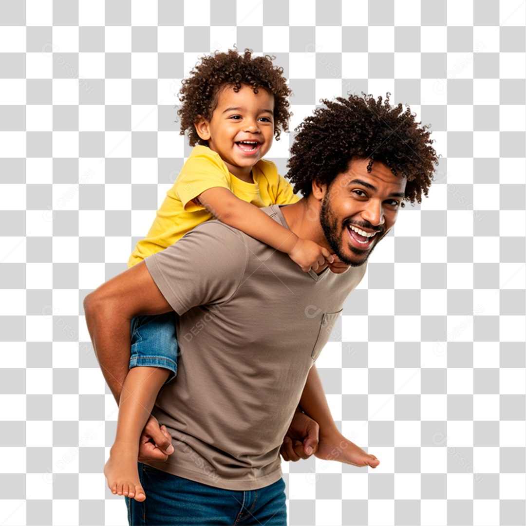 Pai e Filho PNG Transparente
