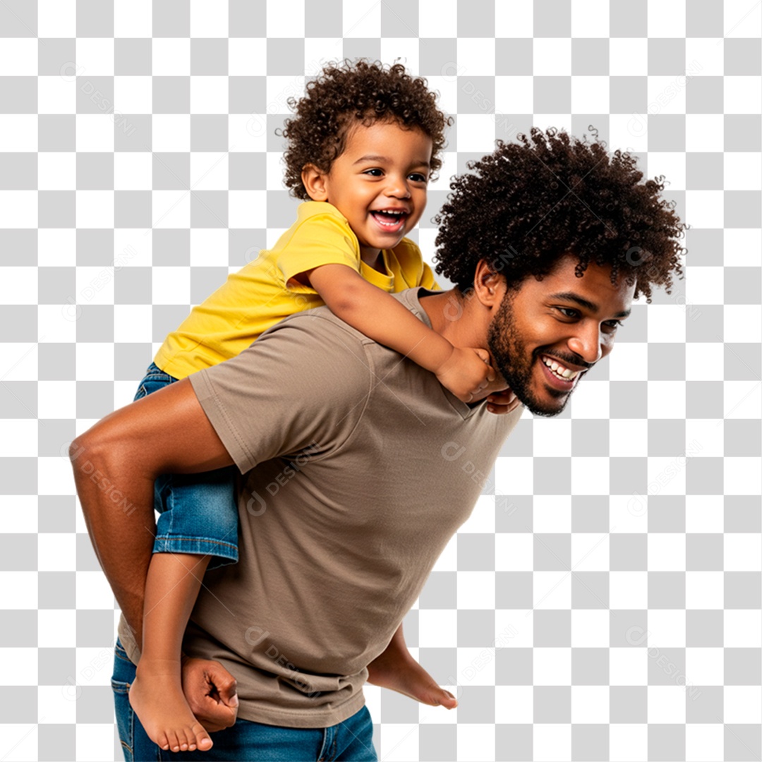 Pai e Filho PNG Transparente