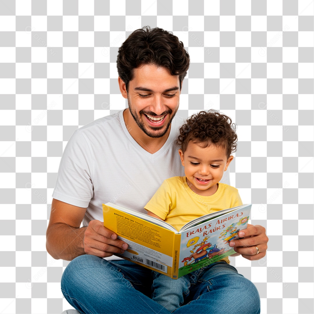 Pai e Filho PNG Transparente