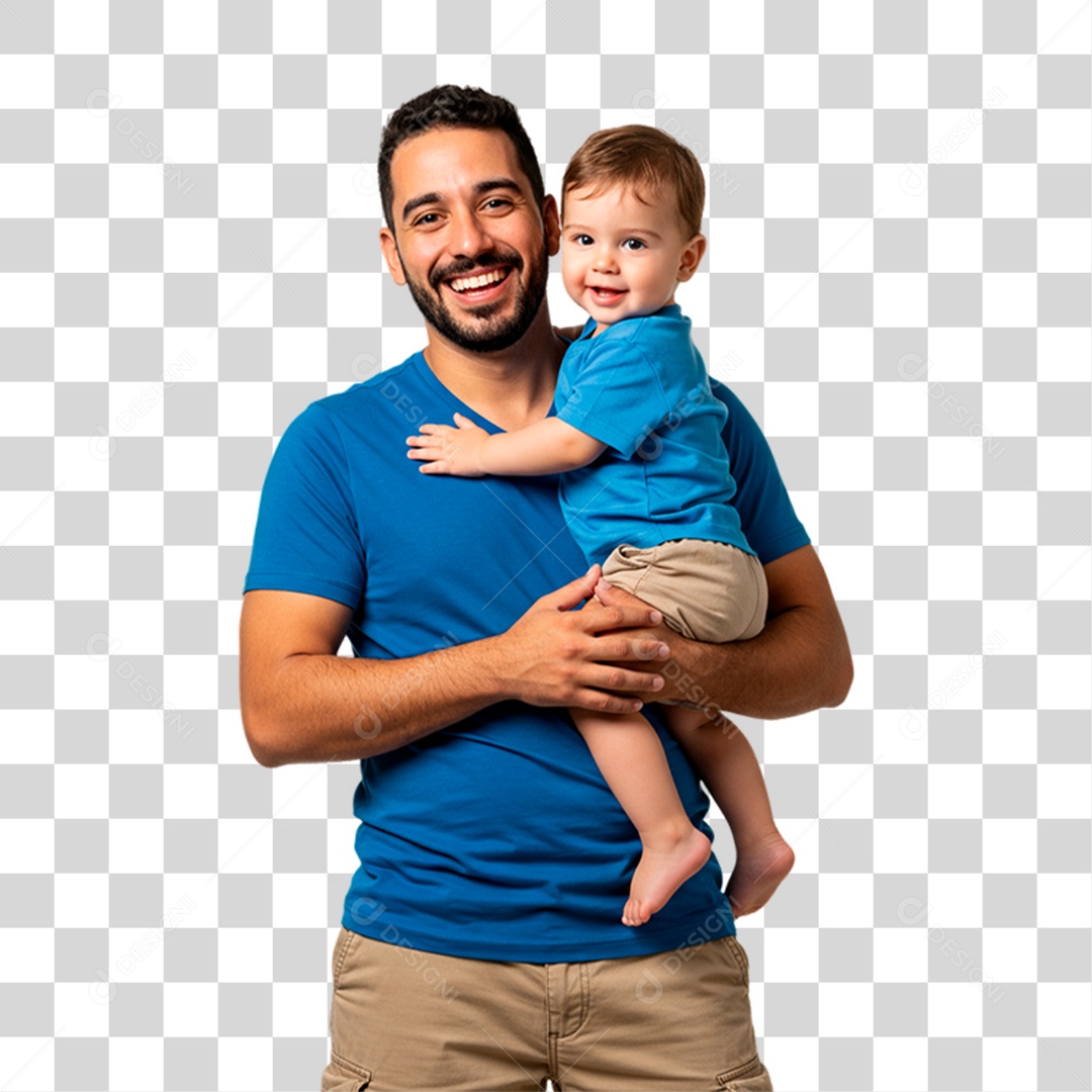 Pai e Filho PNG Transparente