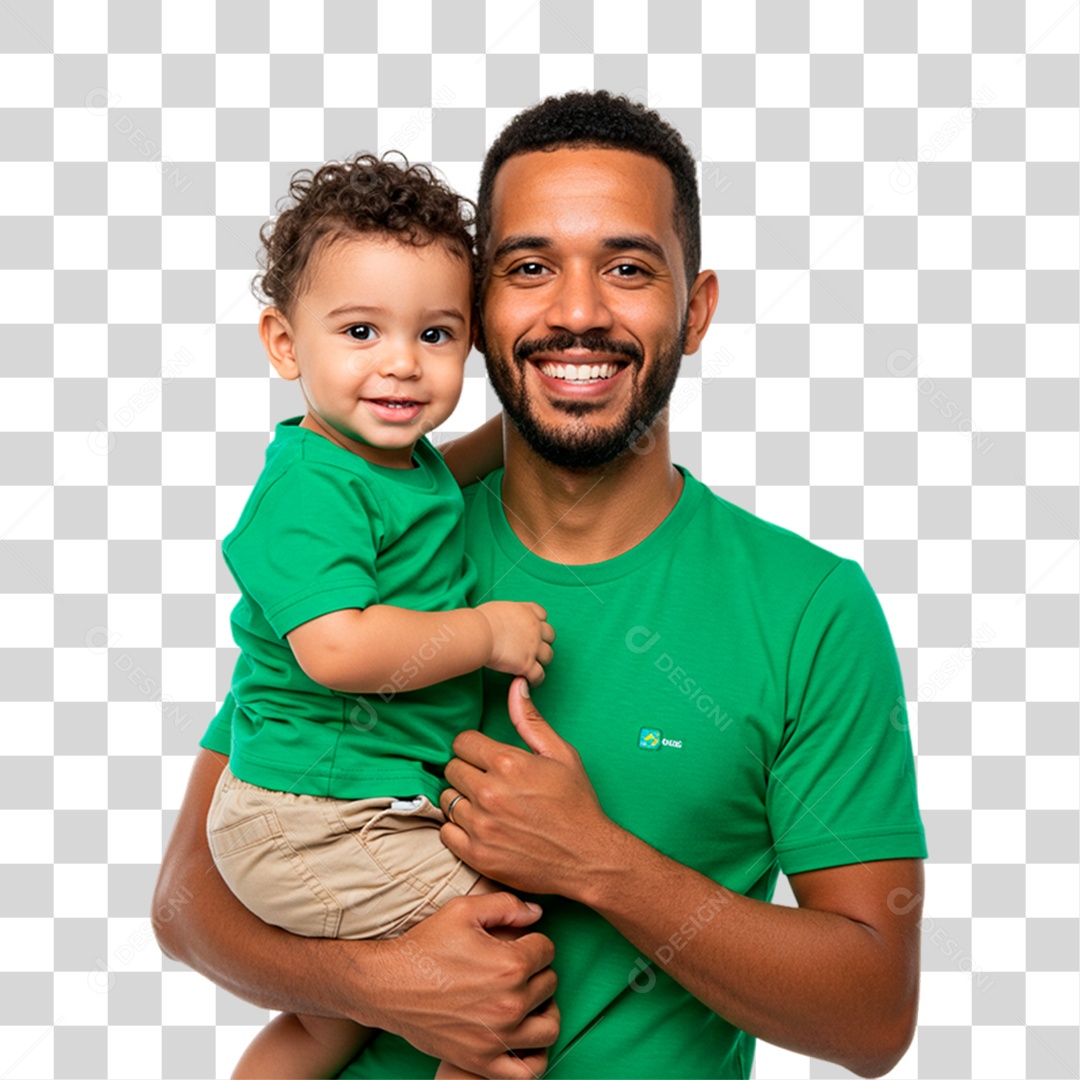 Pai e Filho PNG Transparente